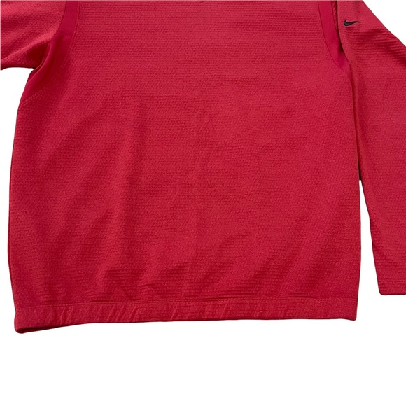 Nike Golf Therma-Fit Fleece Pullover Sweater XL Dark Red - Picture 3 of 6